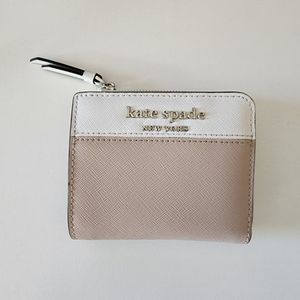 Kate Spade beige and cream wallet